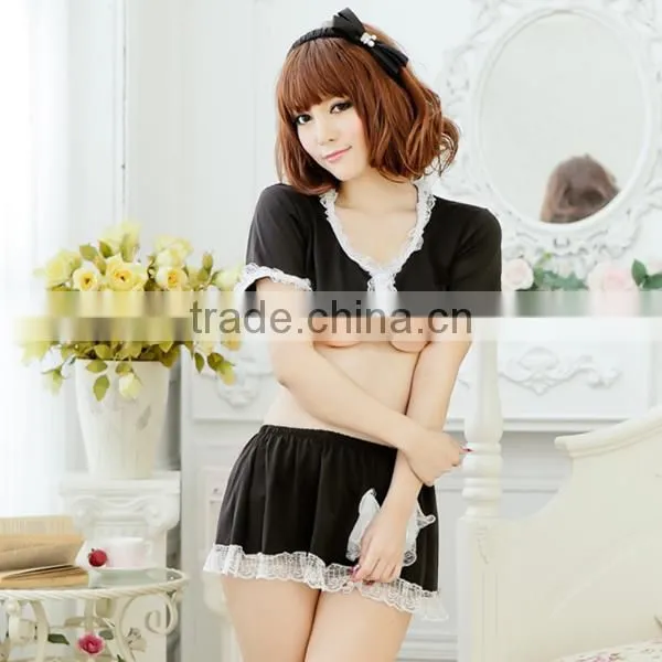 2015 fashion women maid servant costume