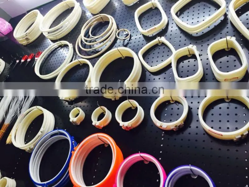 New design Plastic hoop craft hoop with round Frame made in China