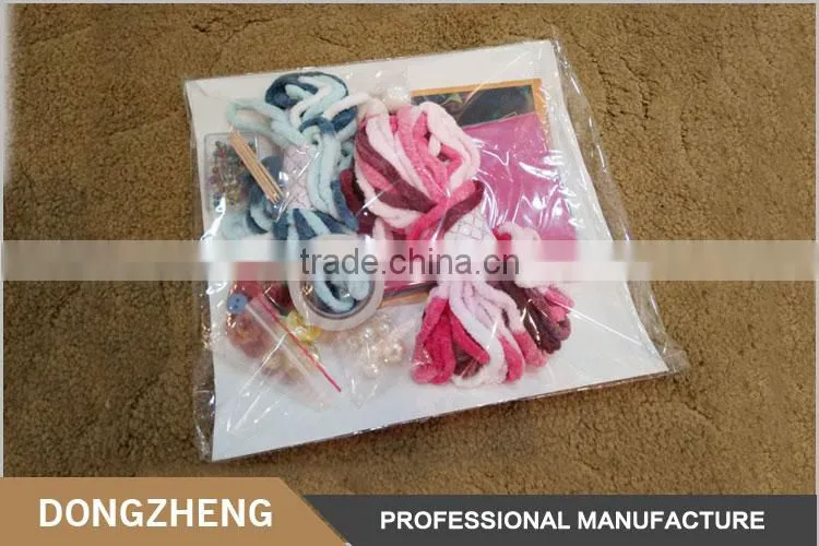 Hot sale promotion mini warm tree yarn fun craft DIY kit for Christmas Day
