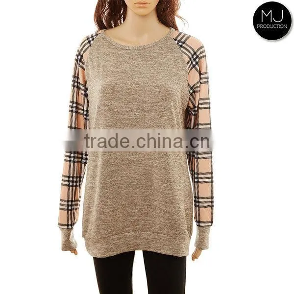 Wholesale woman plaid shirt