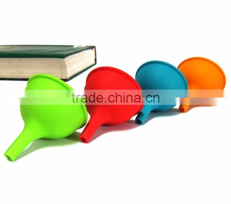 New product mini silicone oil funnel for cooking tools
