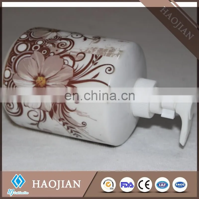 custom ceramic soap dispener for bathroom cleaning