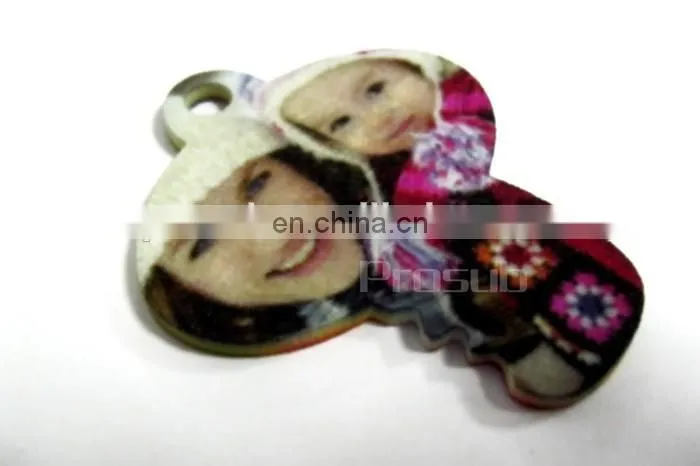 DIY sublimation heat transfer French fiber key ring