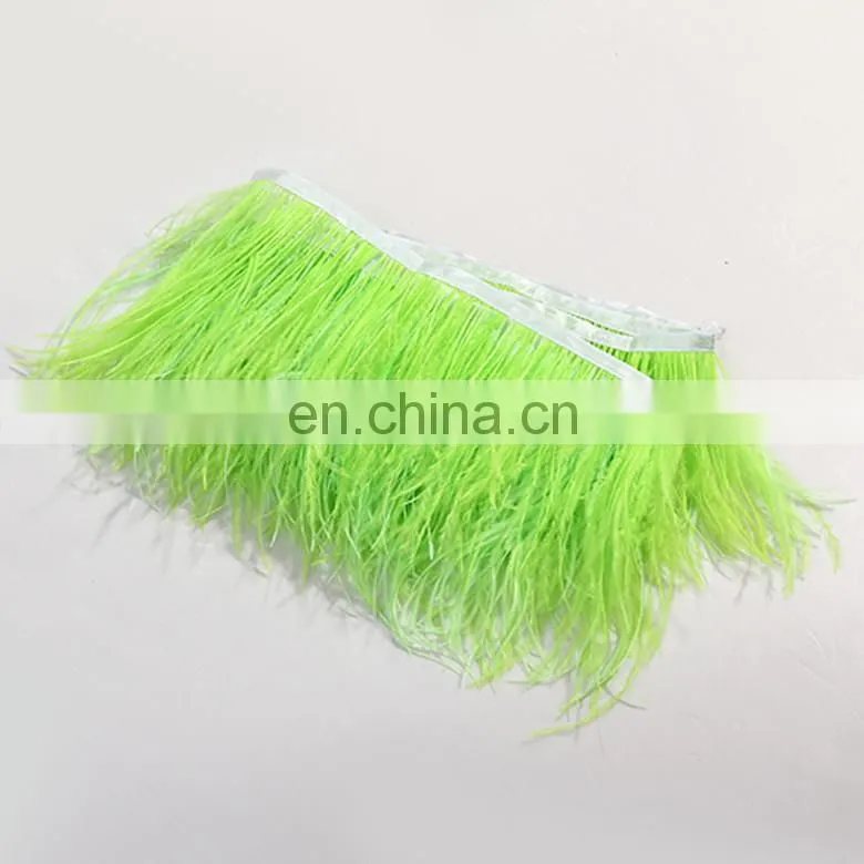 15-18cm fabric ostrich feather trim