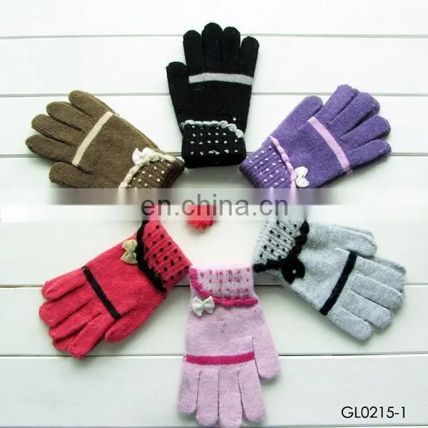 Cotton Glove Winter Ladies Girls Knitted Winter Glove Keep Your Hands Warm