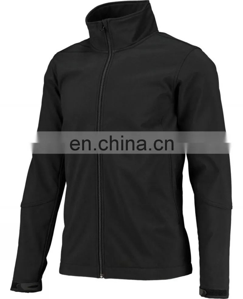 2017 stock OEM service softshell mens custom winter jacket with thick hood