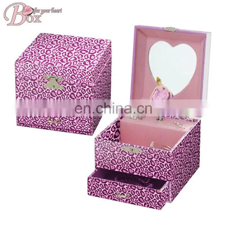 Beautiful Cardboard Music Box with Ballerina