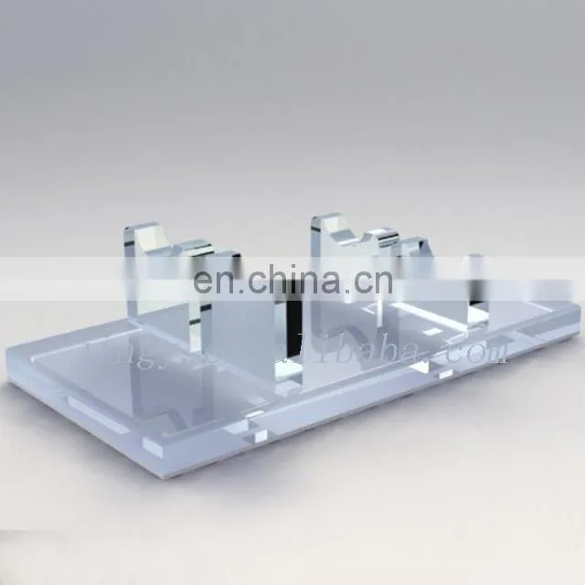transparent and high quality sample design acrylic microphone holder