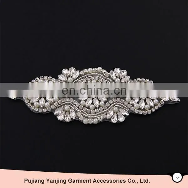 FACTORY DIRECTLY! Latest Arrival low price rhinestones beaded lace with good offer