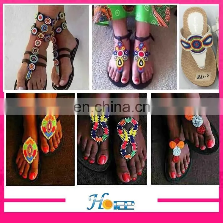 handmade flip flop decoration lady sandal flower accessories