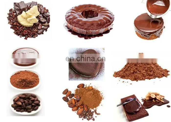 Groundnuts Roasting Cocoa Bean Peeling Cocoa Butter Making Machine