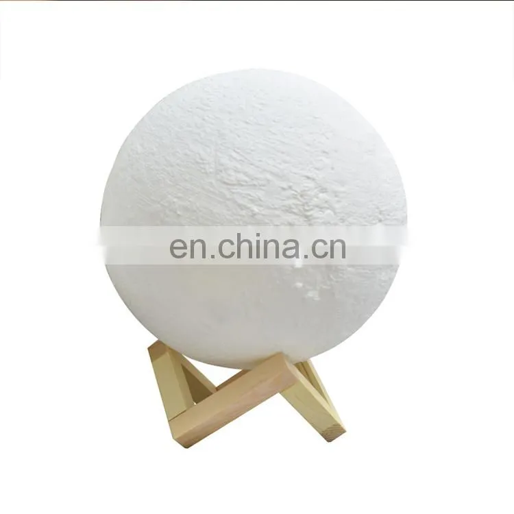 3D printing moon light Creative gift moon light USB charging bedside LED night light