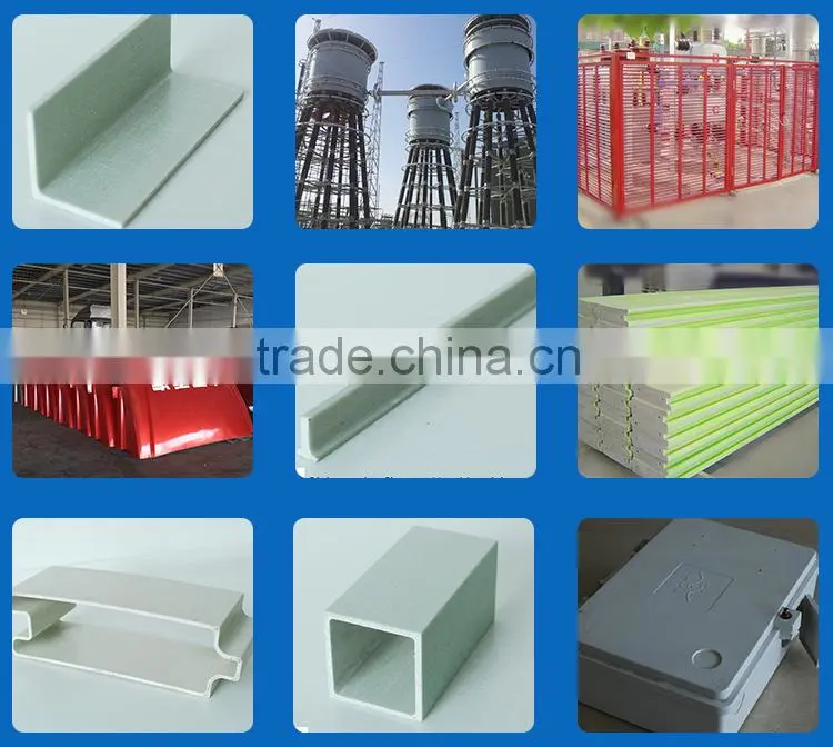 finely processed water cooling tower/ frp water treatment cooling tower