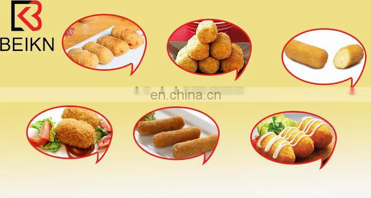 Multi-functional croquette maker machine frozen croquette with high capacity