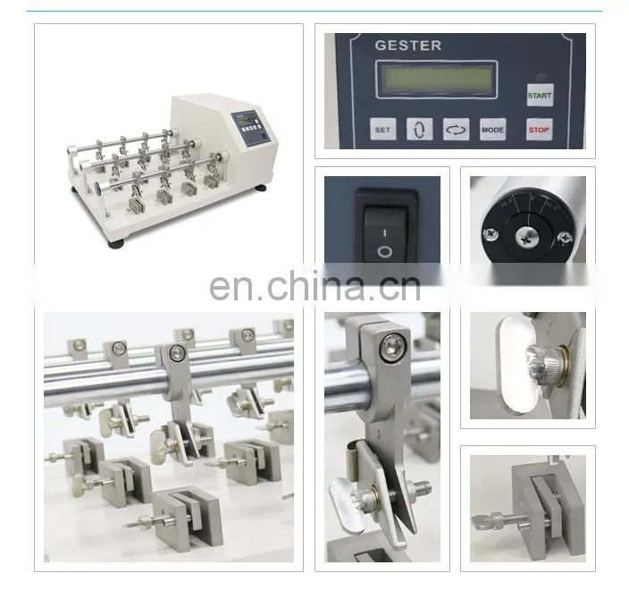 Bally Flex Resistance Testing Machine for Leather per EN ISO 20344