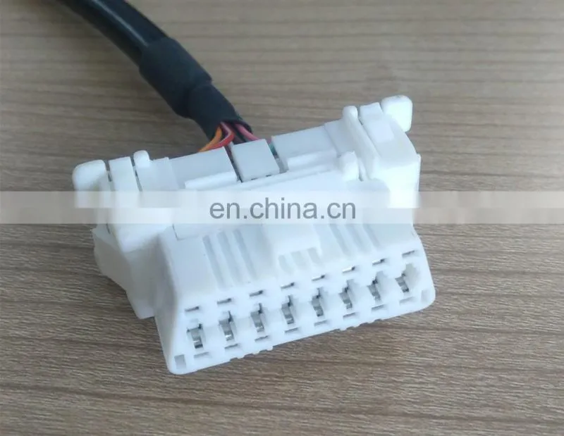 Angle Plug OBD2 Male to Dual Female Adapter Extension Cable 20cm OBD II for Automotive Diagnostic