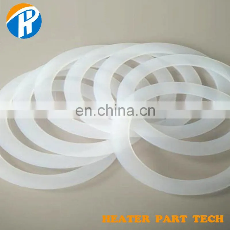 Rubber spacer for heater elements