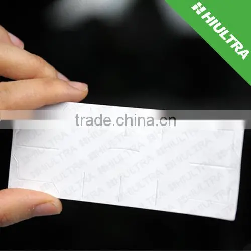 125khz /13.56mhz Anti-tear RFID Paper Adhesive Tag Label with self adhesive