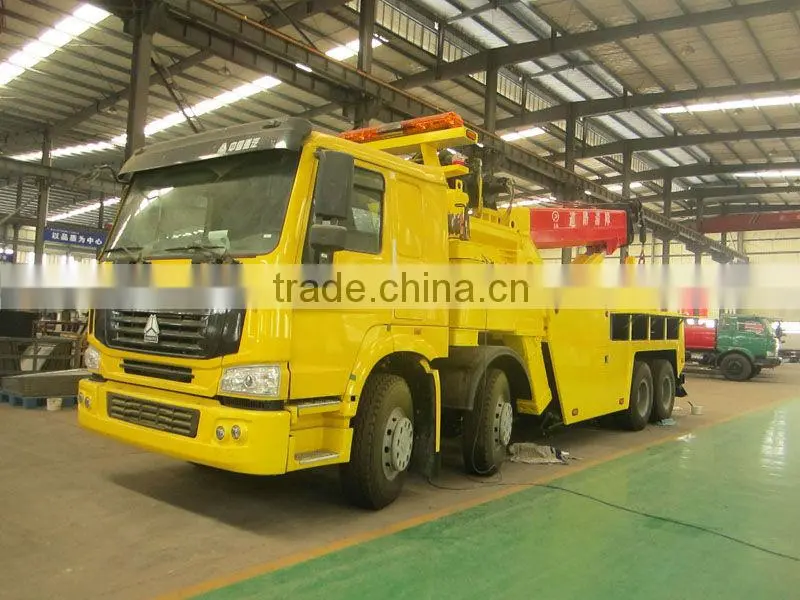 50Ton Howo 360 degree Rotation Heavy Recovery Truck