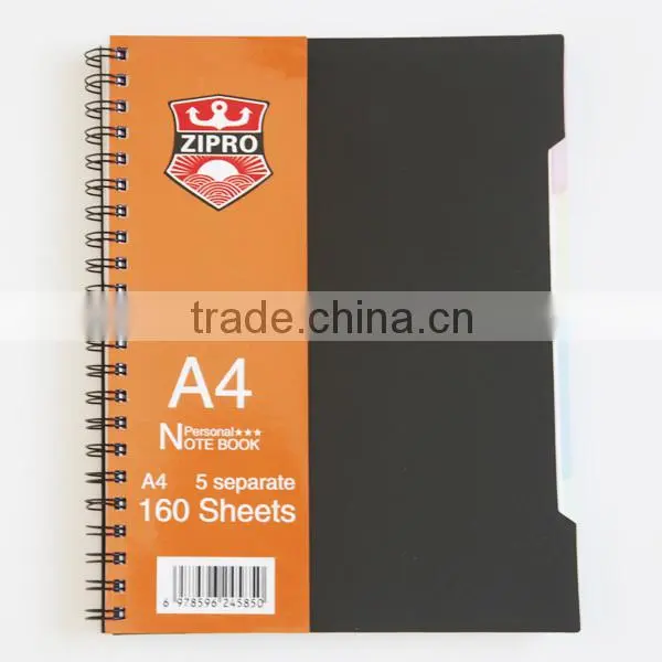 school protective spiral notebook plastic cover