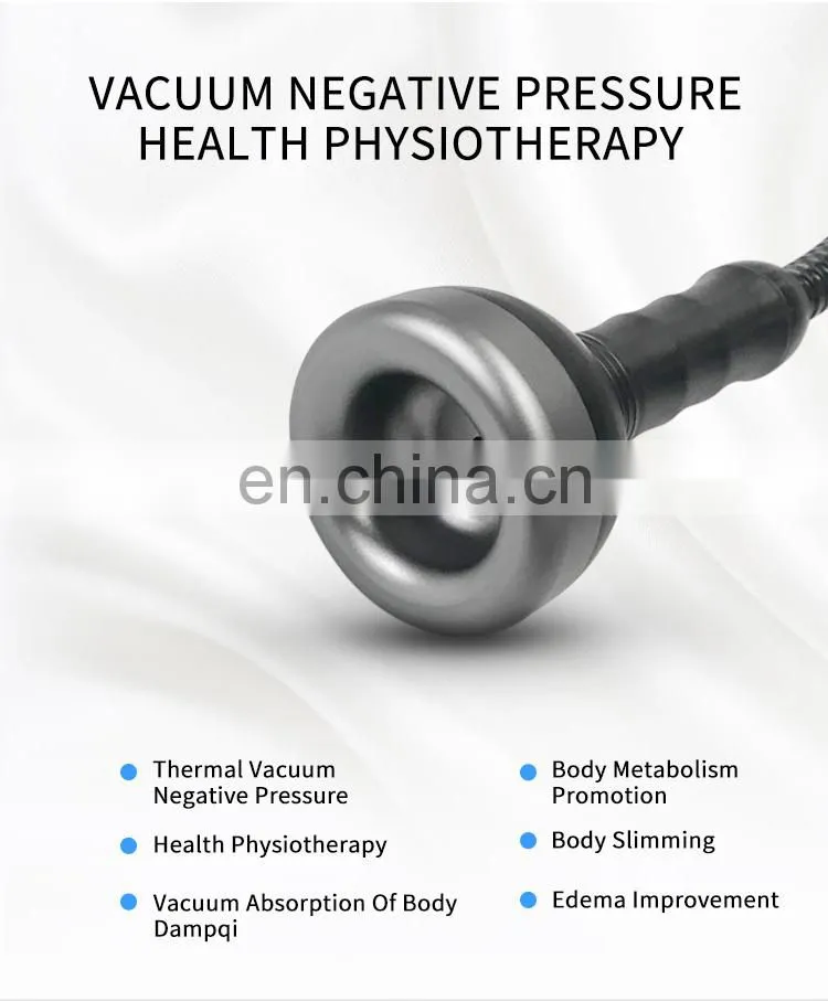 Microwave RF Vacuum Shaping Instrument Body Fat Crushing Weight Loss Negative Pressure Physiotherapy Massage Slimming Machine