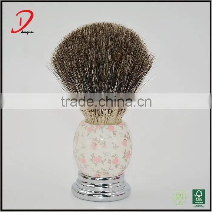 Personalized reisn handle badger hair shaving brush,private label shaving brushes