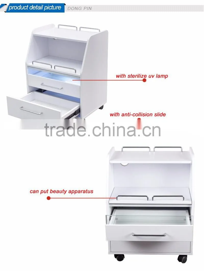 popular office and salon wood trolley