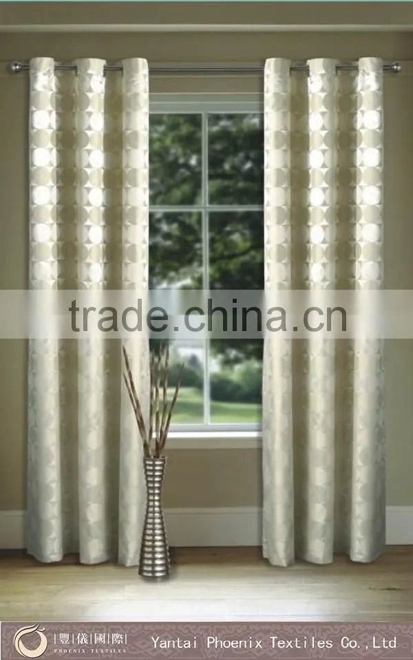 luxury fancy ready made pencil pleat window curtain