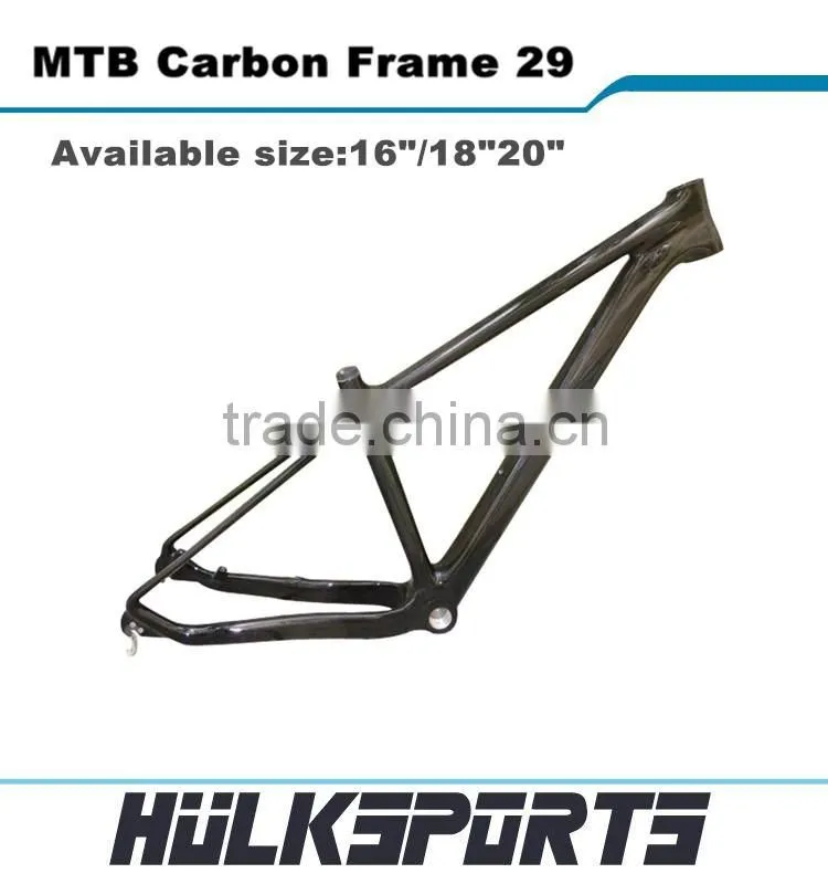 Wholesale full carbon mountain bicycle frames 3K/UD 29er mtb bike frame set carbon mtb frame cheap