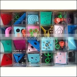 Plastic sliding jigsaw puzzle for intelligence development and fun
