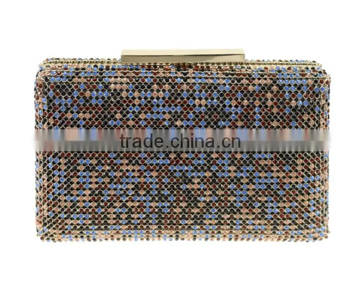 best selling mosaic design crystal evening clutch bag,customized designs welcome