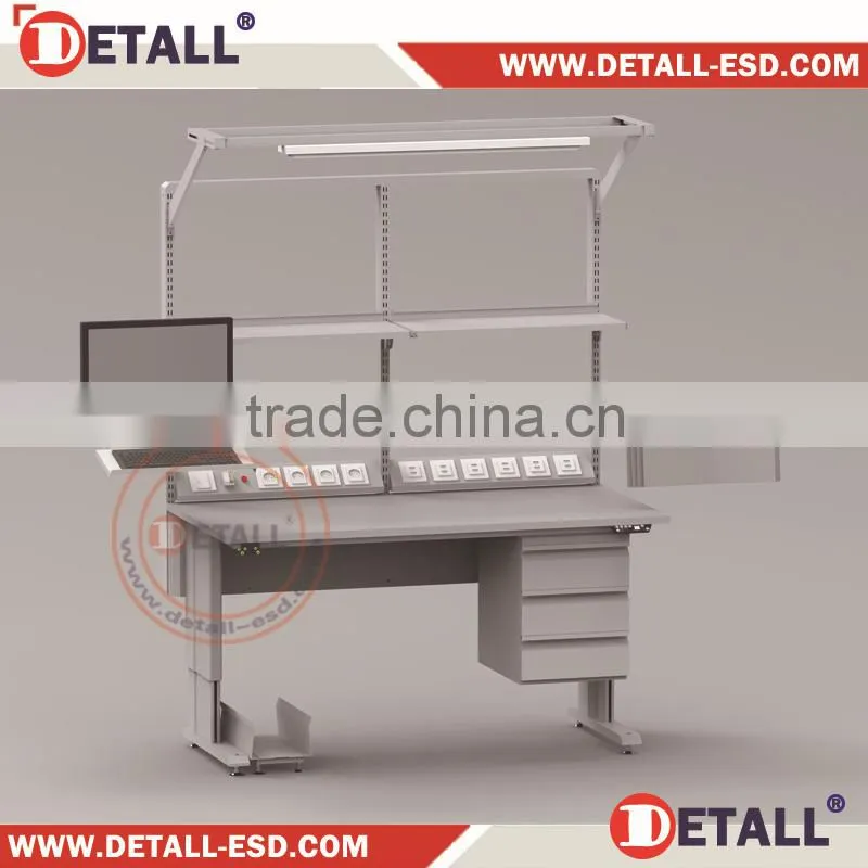 (Detall) OEM/ODM design Lab ESD worktable with ISO9001