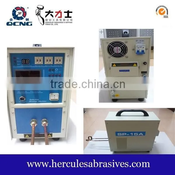 marble gang saw blade welding shelf and induction equipment machine