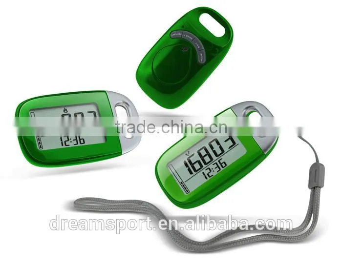 New 2016 3D Walking Pedometer Activity Tracker Multi-colors Monitor Daily Step Count, Distance Travelled (miles or km)