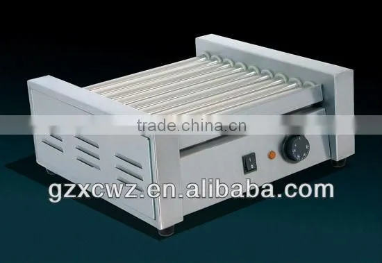nine roller hot dog grill machine