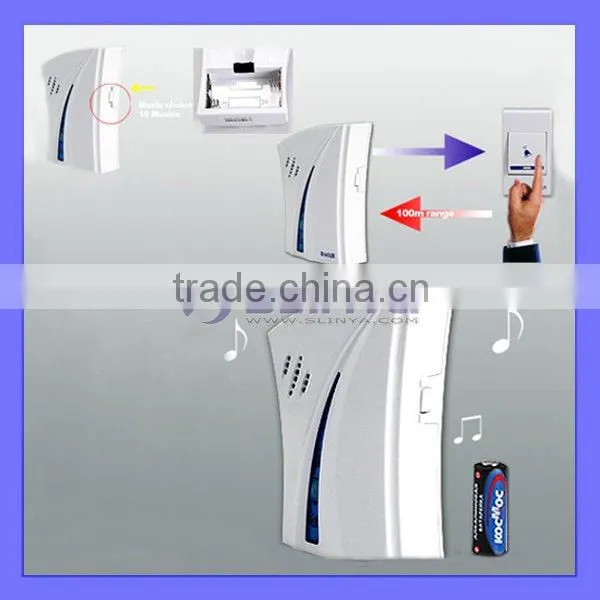 Flash light 32 Music Wireless Remote Control Door bell Chime Personal Alarm