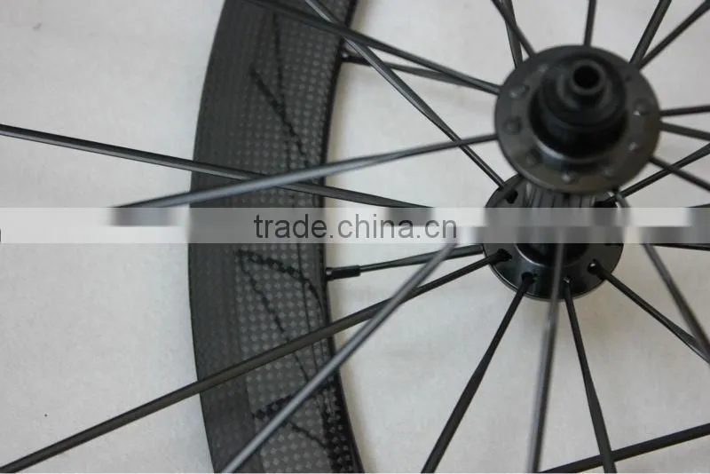 Miracle carbon wheels tubular 38mm 700C rims 3K-clear coating road wheelsets MT-38T