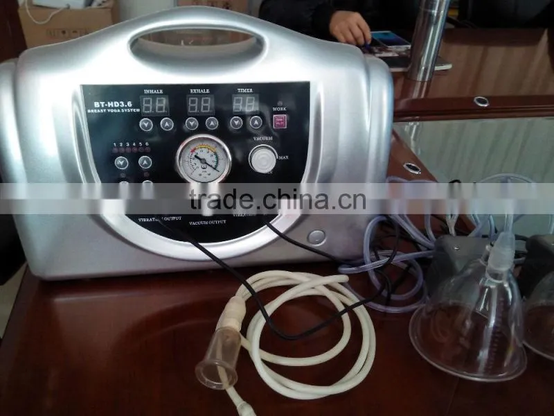 HD-3.6 protable vacuum breast enlargement pump and butt enhancement massage vacuum cupping device