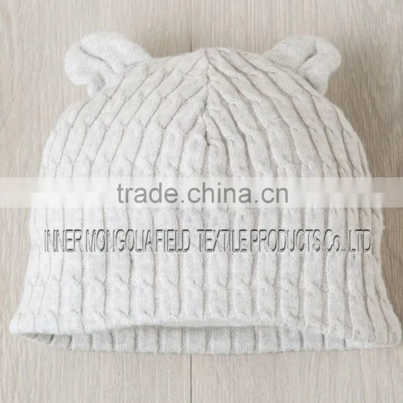 Cashmere Baby Bonnet Hats