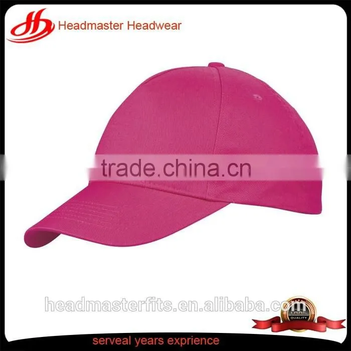 100% polyester mens blank plain baseball caps from china