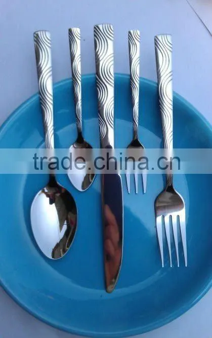 stainless steel spoon