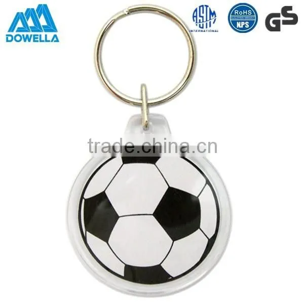 Promotional souvenir custom shaped 3D mini football keychain