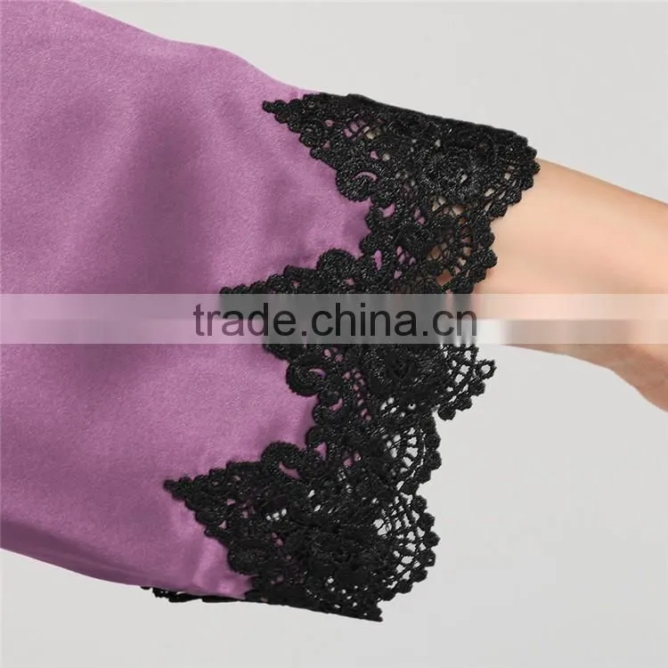 100% Pure Silk Pajama For Women Luxurious Sext Silk Sleepwear