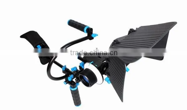 Commlite 5d2 5D3 Video system kit Video Rig Follow focus Matte box Video handle