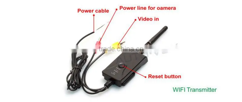 Waterproof security wifi reversing car camera
