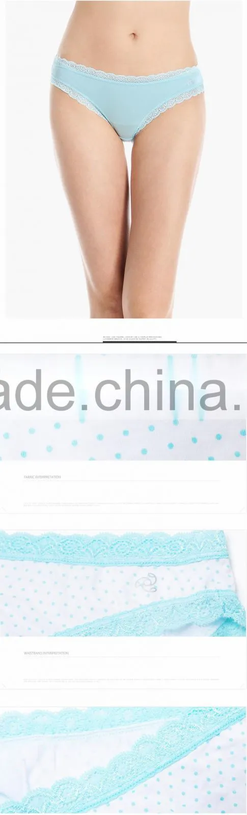 Fashion Sexy Ladies Shorts Soft Brief Ladies Bamboo Underwear