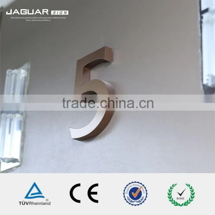 wholesale business decoration vintage rustic metal wall letter sign