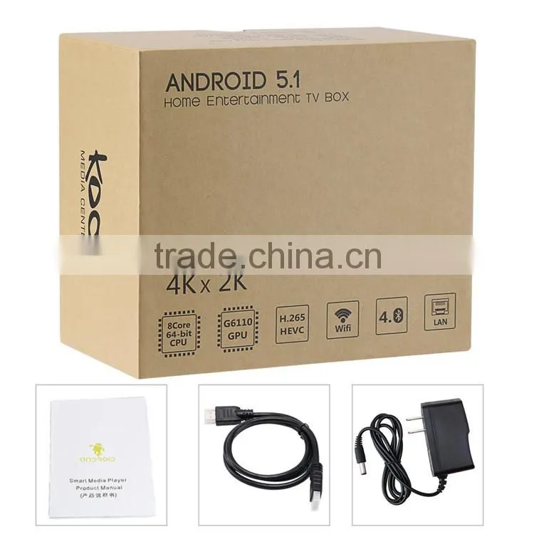M8R Google Android 5.1 TV BOX RK3368 Octa core TV BOX 4K Player
