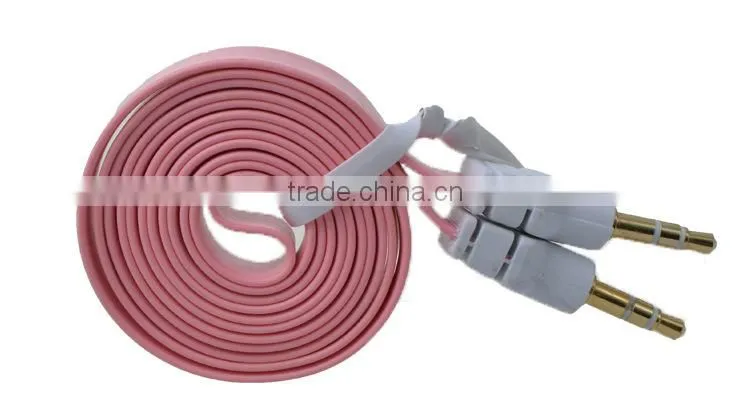Premium Gold 3.5mm Retractable Aux Jack Audio Cable