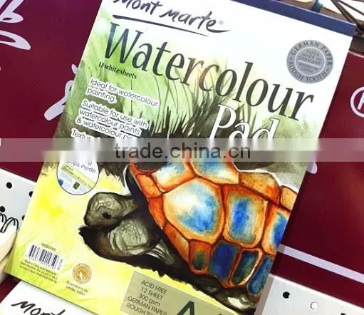 Mont Marte Watercolour Pad German Paper A4 300gsm 12 sheet
